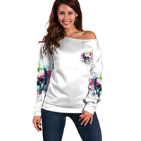 Yes I'm A B But Not Yours Off Shoulder Sweater - Wonder Print Shop