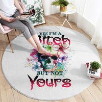 yes-im-a-b-but-not-yours-round-carpet