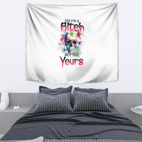 Yes I'm A B But Not Yours Tapestry - Wonder Print Shop