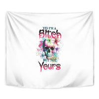 Yes I'm A B But Not Yours Tapestry - Wonder Print Shop