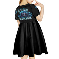 Be Careful Who You Fuck Over Soem Of Us Fuck Back Kid Short Sleeve Dress - Wonder Print Shop