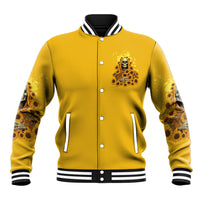 I'm Blunt Because God Rolled Me Sunflower Reaper Baseball Jacket - Wonder Print Shop