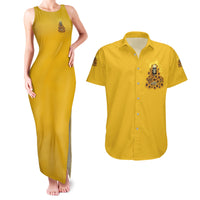 I'm Blunt Because God Rolled Me Sunflower Reaper Couples Matching Tank Maxi Dress and Hawaiian Shirt - Wonder Print Shop