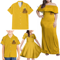 I'm Blunt Because God Rolled Me Sunflower Reaper Family Matching Off Shoulder Maxi Dress and Hawaiian Shirt - Wonder Print Shop