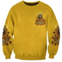 I'm Blunt Because God Rolled Me Sunflower Reaper Sweatshirt - Wonder Print Shop