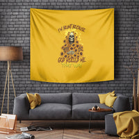 I'm Blunt Because God Rolled Me Sunflower Reaper Tapestry - Wonder Print Shop