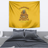I'm Blunt Because God Rolled Me Sunflower Reaper Tapestry - Wonder Print Shop