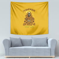 I'm Blunt Because God Rolled Me Sunflower Reaper Tapestry - Wonder Print Shop