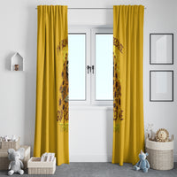 I'm Blunt Because God Rolled Me Sunflower Reaper Window Curtain - Wonder Print Shop