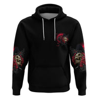 In A World Full Of Princesses Be A Witch Rose Skull Hoodie - Wonder Print Shop