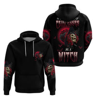 In A World Full Of Princesses Be A Witch Rose Skull Hoodie - Wonder Print Shop