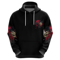 In A World Full Of Princesses Be A Witch Rose Skull Hoodie - Wonder Print Shop