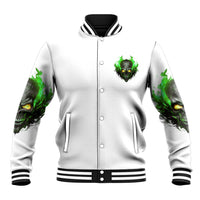 I Can't Go To Hell Fire Eyes Skull Baseball Jacket - Wonder Print Shop