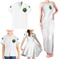 I Can't Go To Hell Fire Eyes Skull Family Matching Tank Maxi Dress and Hawaiian Shirt - Wonder Print Shop