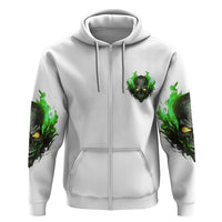 I Can't Go To Hell Fire Eyes Skull Hoodie - Wonder Print Shop