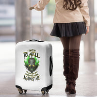 I Can't Go To Hell Fire Eyes Skull Luggage Cover - Wonder Print Shop