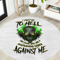 i-cant-go-to-hell-fire-eyes-skull-round-carpet