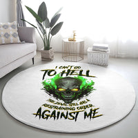 i-cant-go-to-hell-fire-eyes-skull-round-carpet