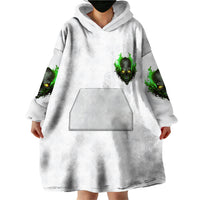 I Can't Go To Hell Fire Eyes Skull Wearable Blanket Hoodie - Wonder Print Shop