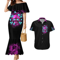 In My Defense I Was Left Unsupervised Couples Matching Mermaid Dress and Hawaiian Shirt - Wonder Print Shop