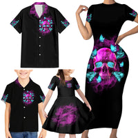 In My Defense I Was Left Unsupervised Family Matching Short Sleeve Bodycon Dress and Hawaiian Shirt - Wonder Print Shop