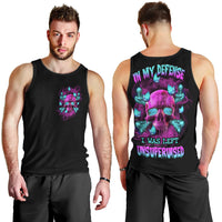 In My Defense I Was Left Unsupervised Men Tank Top - Wonder Print Shop