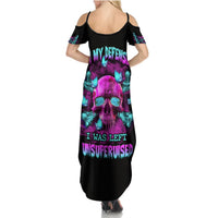 In My Defense I Was Left Unsupervised Summer Maxi Dress - Wonder Print Shop