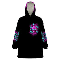 In My Defense I Was Left Unsupervised Wearable Blanket Hoodie - Wonder Print Shop