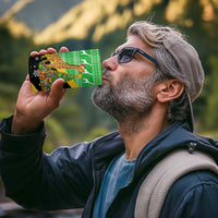 Tanzania Christmas 4 in 1 Can Cooler Tumbler with Giraffe Christmas Tree Snowflakes and Flag - Wonder Print Shop