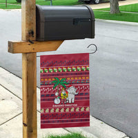 Thailand Christmas Garden Flag with Santa Elephant Snowman Palm Tree and Sawasdee Holiday - Wonder Print Shop