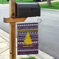 Thailand Christmas Garden Flag with Yellow Flower Tree Garuda Emblem and Elephant Holiday - Wonder Print Shop