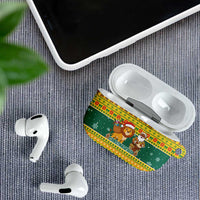Togo Christmas AirPods Case with Santa Lion Drummer Gingerbread and National Emblem - Wonder Print Shop