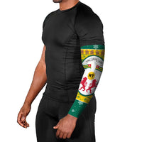 Togo Christmas Arm Sleeves with Santa Lion Drummer Gingerbread and National Emblem - Wonder Print Shop