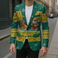 Togo Christmas Blazer with Santa Lion Drummer Gingerbread and National Emblem - Wonder Print Shop