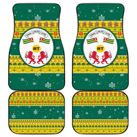 Togo Christmas Car Mats with Santa Lion Drummer Gingerbread and National Emblem - Wonder Print Shop