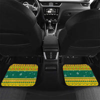 Togo Christmas Car Mats with Santa Lion Drummer Gingerbread and National Emblem - Wonder Print Shop