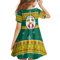Togo Christmas Family Matching Long Sleeve Bodycon Dress and Hawaiian Shirt with Santa Lion Drummer Gingerbread and National Emblem - Wonder Print Shop