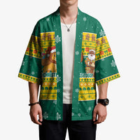 Togo Christmas Kimono with Santa Lion Drummer Gingerbread and National Emblem - Wonder Print Shop
