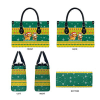 Togo Christmas Leather Bag with Santa Lion Drummer Gingerbread and National Emblem - Wonder Print Shop