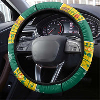 Togo Christmas Steering Wheel Cover with Santa Lion Drummer Gingerbread and National Emblem - Wonder Print Shop