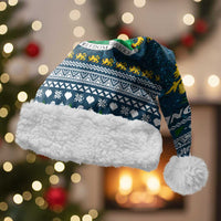 Sierra Leone Christmas Santa Hat with Ornamental Pattern, National Coat of Arms, and Festive Motif - Wonder Print Shop