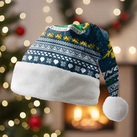 Sierra Leone Christmas Santa Hat with Ornamental Pattern, National Coat of Arms, and Festive Motif - Wonder Print Shop