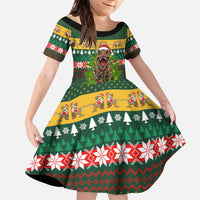 Christmas T Rex In Noel Tree Family Matching Tank Maxi Dress and Hawaiian Shirt Xmas Holiday Patterns - Wonder Print Shop