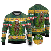 Christmas T Rex In Noel Tree Ugly Christmas Sweater Xmas Holiday Patterns - Wonder Print Shop