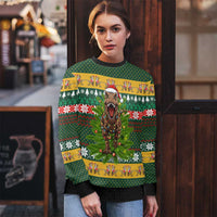 Christmas T Rex In Noel Tree Ugly Christmas Sweater Xmas Holiday Patterns - Wonder Print Shop