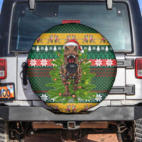 Christmas T Rex In Noel Tree Spare Tire Cover Xmas Holiday Patterns - Wonder Print Shop