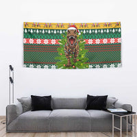 Christmas T Rex In Noel Tree Tapestry Xmas Holiday Patterns - Wonder Print Shop