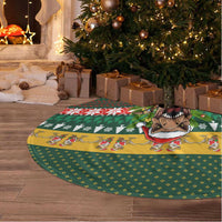 Christmas T Rex In Noel Tree Tree Skirt Xmas Holiday Patterns - Wonder Print Shop