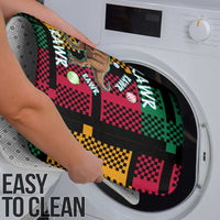 Christmas T Rex Rawr Rawr Rawr Bathroom Set Xmas Holiday Patterns - Wonder Print Shop