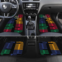 Christmas T Rex Rawr Rawr Rawr Car Mats Xmas Holiday Patterns - Wonder Print Shop